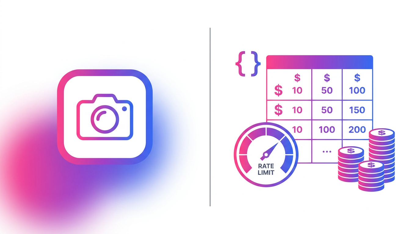 Instagram API Pricing in 2026: What Is Free, What Costs Money, and the Alternatives